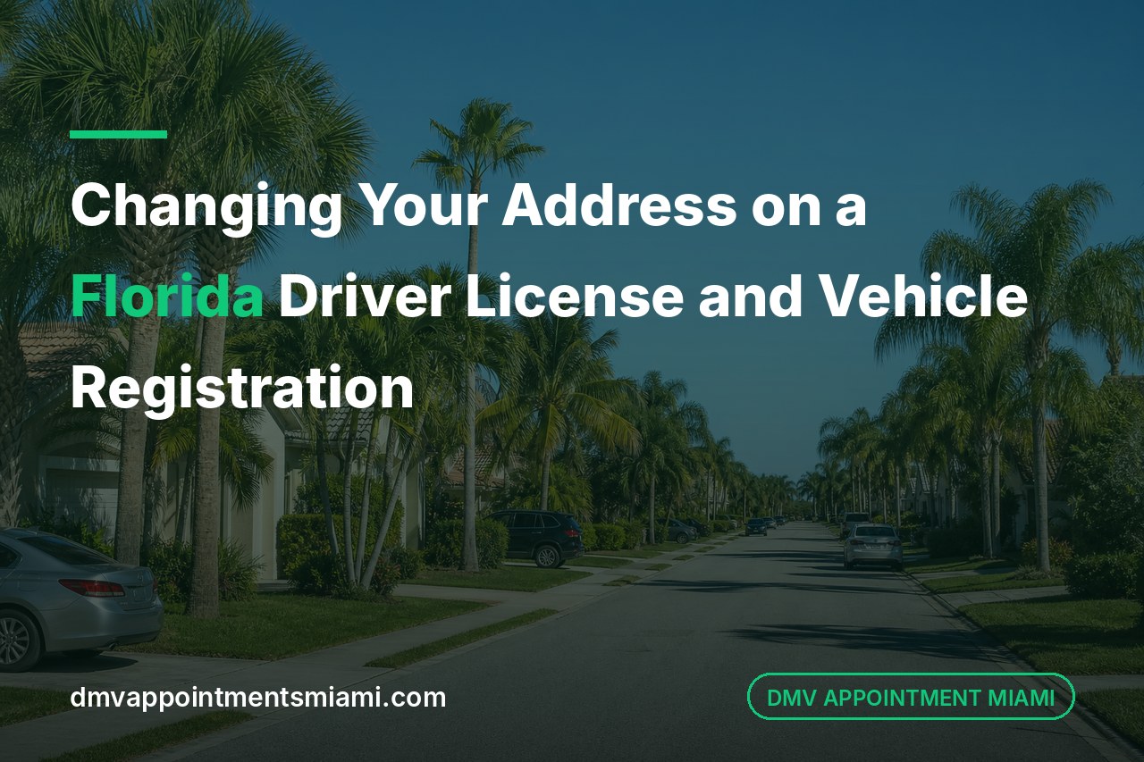 Changing Your Address on a Florida Driver License and Vehicle Registration