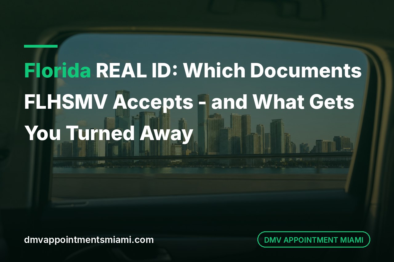 Florida REAL ID: Which Documents FLHSMV Accepts - and What Gets You Turned Away
